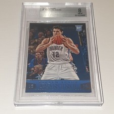 2013-14 Panini Steven Adams Rookie Card - OKC Thunder - BGS 8