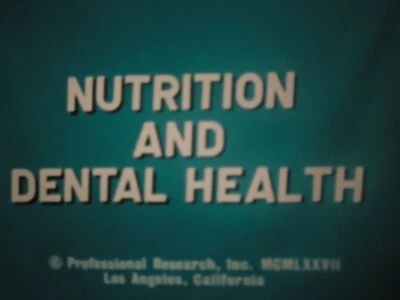 16mm Nutrition and Dental Health Lpp Educational Film 800' Foto 1 de 4