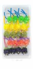 Fluorescent Goldhead Squirmy Blob Lures Selections & Fly Box Trout Fishing Flies