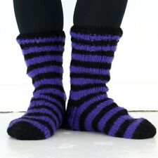 Wool Socks Chunky Knit Fleece Lined DENNIS MENACE Bed Slipper Winter Warm Boot
