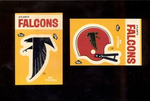 Juego de pegatinas y logotipo Fleer Action Atlanta Falcons 1984 como nuevo - Imagen 1 de 1