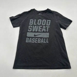 Nike The Nike Tee Athletic Cut T-Shirt Youth Boys S Gray Graphic Print ..#30829 - Picture 1 of 7