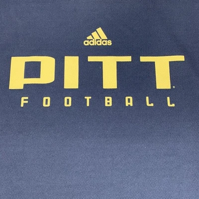 Adidas Pitt Pittsburgh Panthers Thick T-Shirt Men's Large Navy Blue Short Sleeve - Image 1 of 4