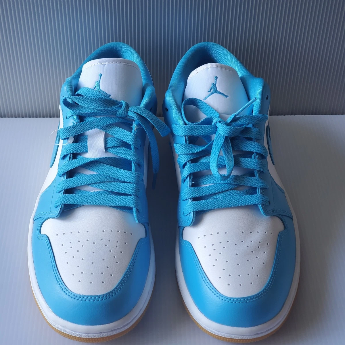 Jordan 1 Low Dark Powder Blue Gum W for sale | eBay