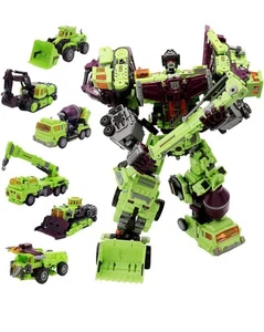 Deformation Oversize Toys Robot Devastator Engineering Combiner 6 in 1 Action... - Picture 1 of 8