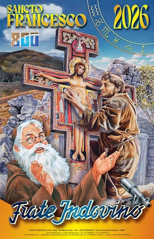 CALENDARIO FRATE INDOVINO 2026. SANCTO FRANCESCO  - GIGLIO DANIELE - Frate - Immagine 1 di 1