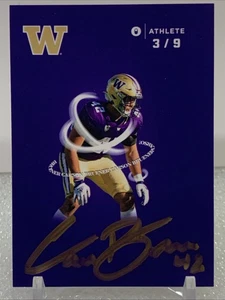 2023 Onit Washington Huskies - NINE SERIES on card AUTO - Carson Bruener 3/9 - Picture 1 of 2