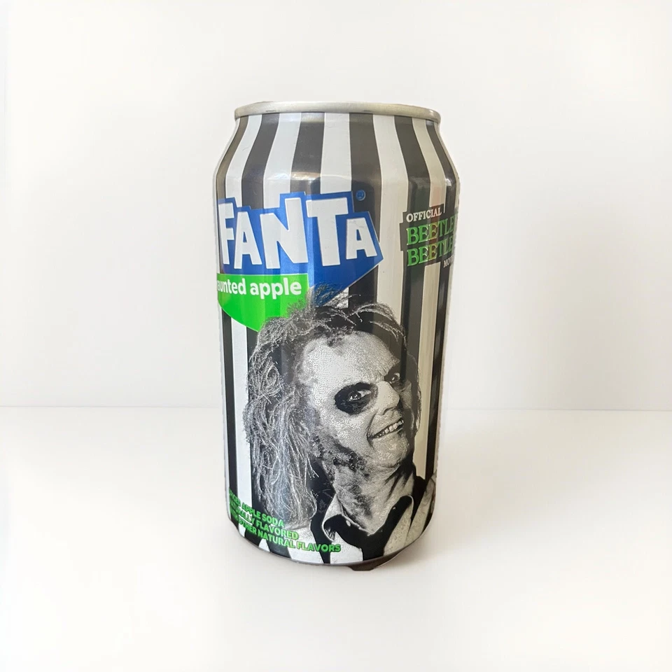 ️ (2) Limited Edition Fanta Beetlejuice Haunted Apple Spiced Soda (2 Cans)