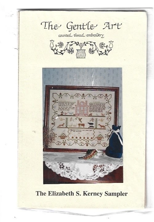 The Elizabeth S Kerney Sampler The Gentle Art Counted Thread Embroidery Chart - Image 1 of 1