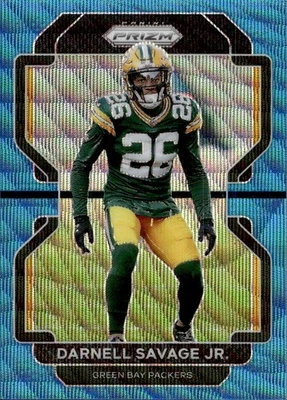 2021 Panini Prizm - Darnell Savage Jr. #142 Blue Wave Prizm 126/199 - Image 1 of 2