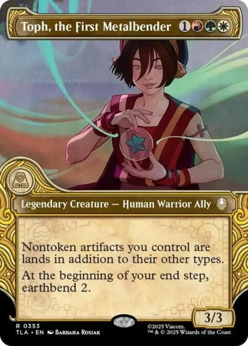 ~ Toph, the First Metalbender (Showcase) ~ NM ~ MTG: Avatar ~ MTG ~ - Image 1 of 1