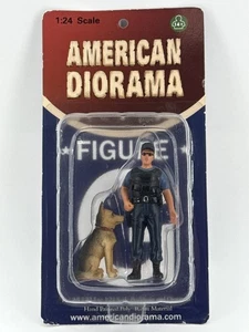 American Diorama Police K9 Unit Dog 1:24 Figure - Picture 1 of 1