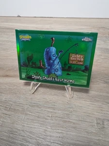 2025 Topps Chrome SpongeBob #164 Shady Shoals Rest Home Green Kelp Refractor - Picture 1 of 4
