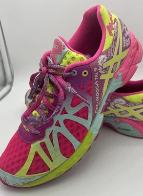 Zapatos de Triatlón Asics Gel-Noosa Tri 9 Talla 9 T458Q Natación Bicicleta Correr Multicolor Neón Foto 1 de 4