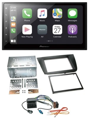 Pioneer MP3 Bluetooth DAB 2DIN USB Autoradio für Seat Leon 05-09 schwarz - Bild 1 von 4