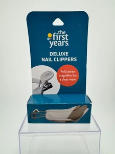 The First Years Deluxe Baby Nail Clippers with Magnifier & Sure-Grip Handle - Picture 1 of 2