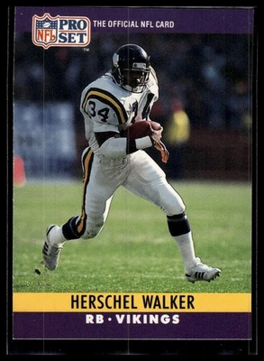 1990 Pro Set #197 Herschel Walker - Image 1 of 2