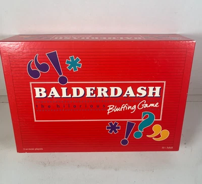 Vintage Balderdash Bluffing Board Game by MB Games - 1992 - Image 1 of 4