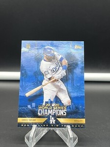2020 Topps x Ben Baller Dodgers World Series Champs Chris Taylor PWE SHIP