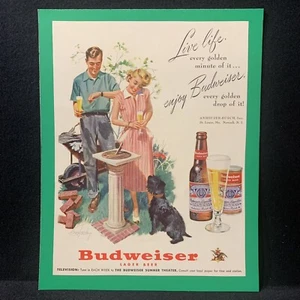1951 vintage Budweiser beer advertisement - Picture 1 of 6