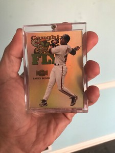 1999 Metal Universe Barry Bonds Caught On The Fly PRECIOUS METAL GEMS #20/50