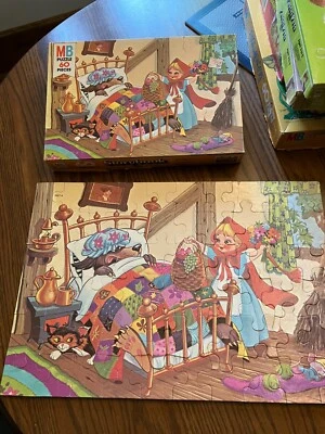 puzzle cuentos serie. Caperucita roja. MB 60 piezas. 16 x 11 pulgadas. Completo. Foto 1 de 4
