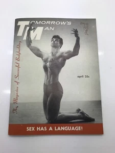 TM Tomorrow's Man April 1958 Vol. 6 No. 4 Gay Male Beefcake Magazine - Foto 1 di 3