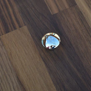 Griff Knob chrom Möbelknopf Schubfach Schrank Küchenknopf 26 mm Türgriffe - Picture 1 of 2