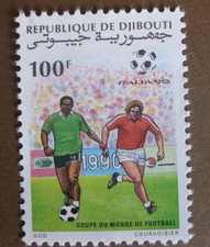REPUBLIQUE DE DJIBOUTI - ITALIA 90 - COUPE DU MONDE DE FOOTBALL - 100F - MNH