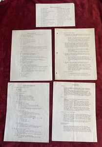 Vintage Civil Defense Atomic Attack Auxiliary Police Training Course Documents - Picture 1 of 9