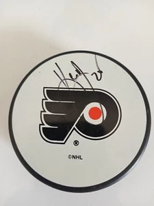 Keith Primeau Philadelphia Flyers Signed Autographed Vintage NHL Hockey Puck - Picture 1 of 2