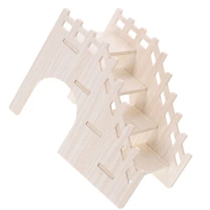 Escalera para mascotas hámster escalera de madera animal escalera de escalada jaula escalera conejillo de indias - Imagen 1 de 12