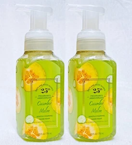 2 Bath & Body Works CUCUMBER MELON Gentle Foaming Hand Soap 8.75 oz - Picture 1 of 2