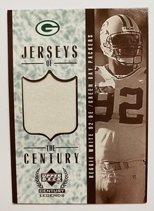 1999 Upper Deck Century Legends Reggie White Jerseys of The Century Packers #2