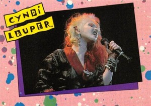 1985 Topps Cyndi Lauper #31 Girls Just Want To Have Fun True Colors ✨