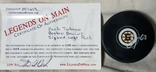 Zach Trotman Autographed Signed Boston Bruins Hockey Puck COA by Legends On Main