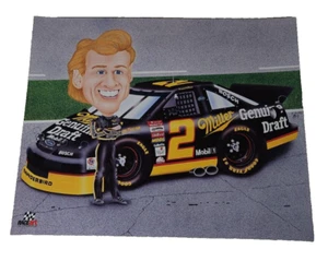 RUSTY WALLACE 8x10 MILLER GENUINE DRAFT NASCAR Race Art Hero Card Poster - Picture 1 of 3