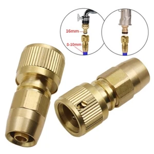 Expandable Repair Brass Quick Connector for Garden Water Hose - Picture 1 of 12