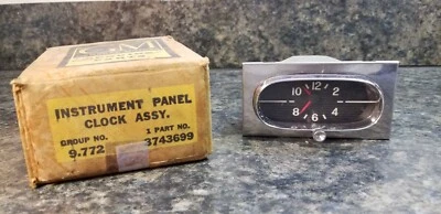 1958 NOS GM Genuine Instrument Panel Clock Accessory No. 3743699 (Lot 254) - Image 1 of 4