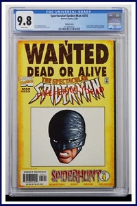 Spectacular Spider-Man #255 CGC Graded 9.8 Marvel 1998 Variant Cover Comic Book. - Picture 1 of 2
