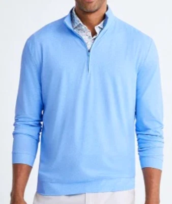 JOHNNIE-O MALIBLU MYLO PERFORMANCE 1/4 QUARTER ZIP PULLOVER GOLF SHIRT SZ M - Image 1 of 4