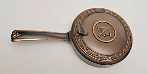 Cenicero Silent Butler “N” color cobre de colección de L.E. Mason Co. Boston.MA - Imagen 1 de 3