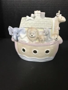 NEW Precious Moments Noah's Ark Porcelain Savings Bank - Picture 1 of 5