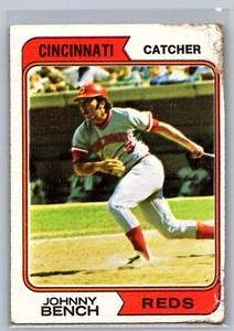 1974 Topps - #10 Johnny Bench POOR
