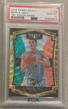 2015 Panini Select Nikola Jokic Tri-Color Prizm PSA 10