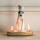 Ancient Egyptian Bastet Cat Goddess Statue, Ornament Animal Model Candlestick 2