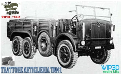 Trattore Dovunque TM 41, modello in resina. Scala 1/72 – N° rif. 72045  WIP3D - Immagine 1 di 4