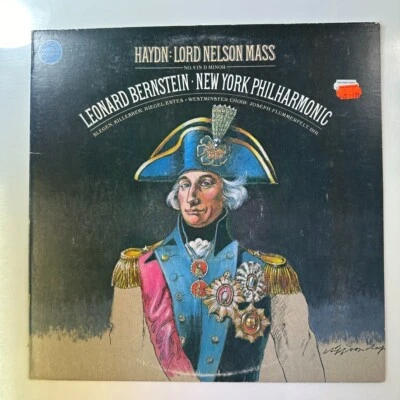 Lord Nelson Mass LP Record Vinyl Haydn || Bernstein || Flummerfelt Columbia Foto 1 de 4
