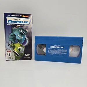 Monsters, Inc. VHS 2002 Slip Sleeve Blue Tape Rare - Foto 1 di 3