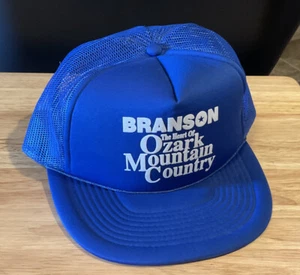 Vintage Branson Best of Ozark Mountain Country Snapback Trucker Cap Mütze Neu ohne Etikett - Bild 1 von 2